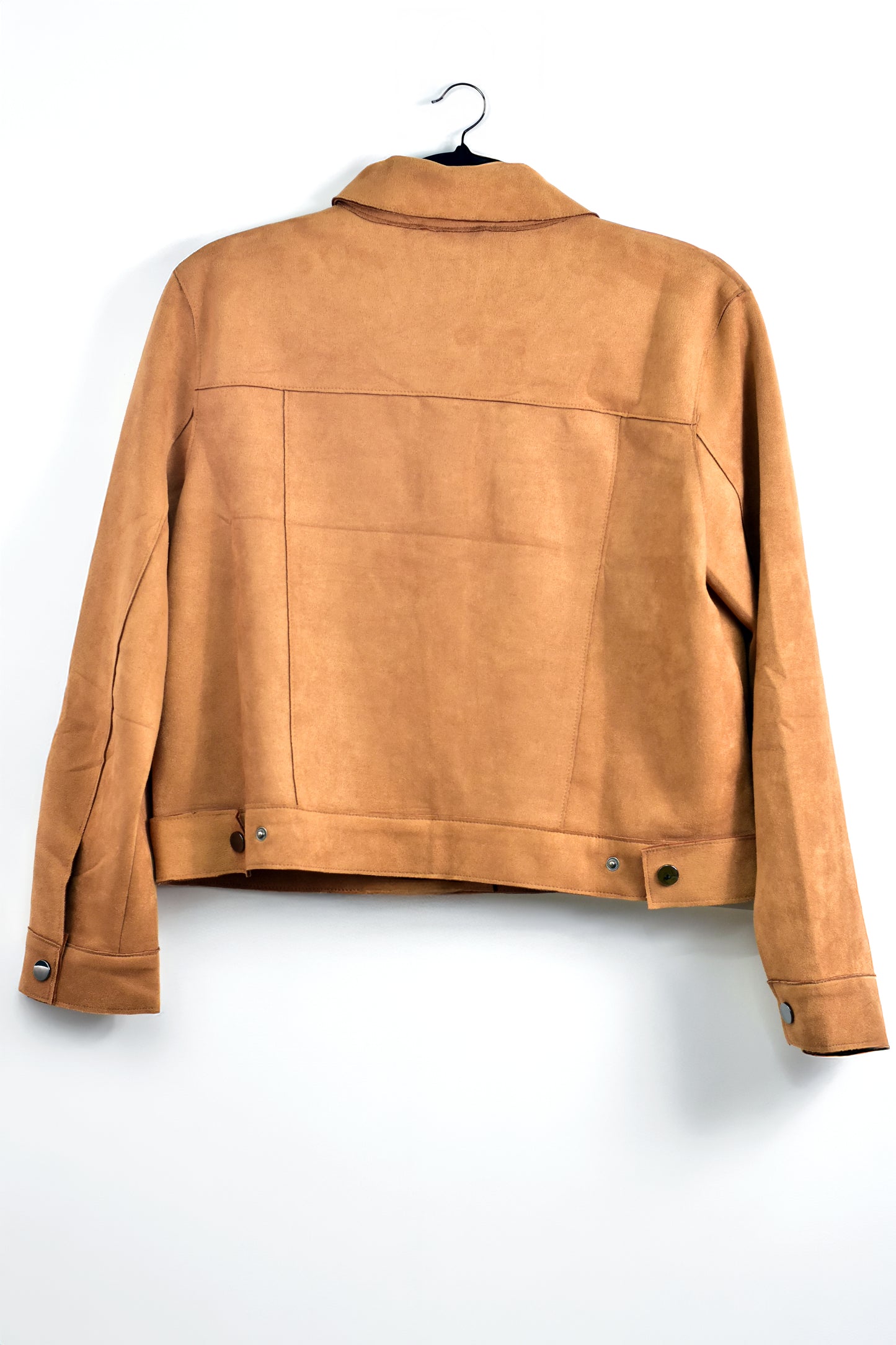 Chamarra suede camel